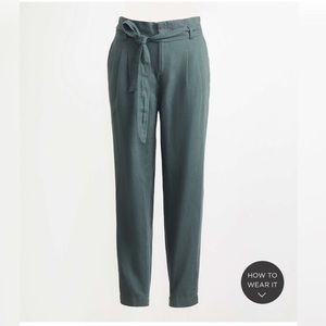 LOFT Linen Paperbag Pants